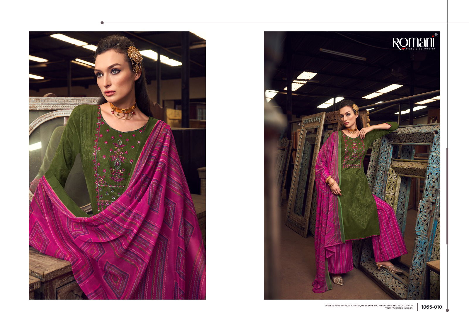 Romani Manvika Wholesale Printed Cotton Dress Material Catalog